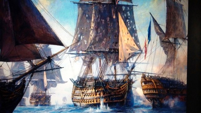 Retirada de la escuadra de Luis XIV